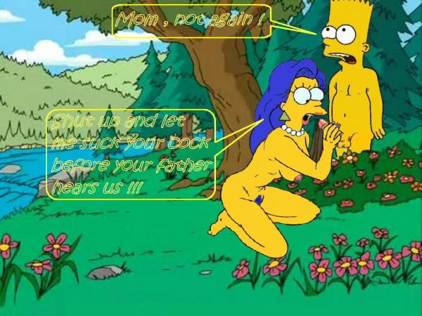 Simpson and bart porn marge Cartoon Bart