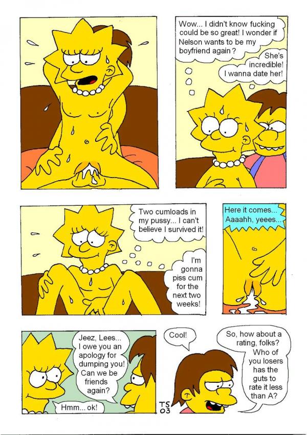 Bart And Lisa Simpson Porn Comic - And the winner of this competition is not bart our millhouse, itÂ´s Nelson!  â€“ Simpsons Hentai