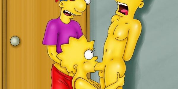 600px x 300px - Bart gets Cock Sucked - Simpsons Porn